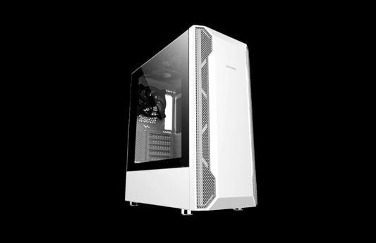 3701 WHITE ATX PC CASE MESH FRONT PANEL ARGB LED STRIP SAMA