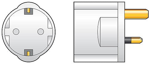 Mercury European Schuko to UK Adapter 429.829UK