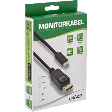 64112 2m USB TYPE C to HDMI MALE, USB DISPLAY CABLE 4K2K BLACK INLINE