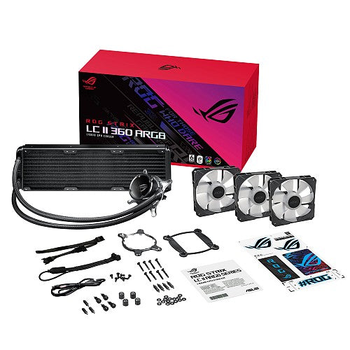 ASUS CPU Liquid Cooler 3xFans ROG STRIX LC II 360 ARGB