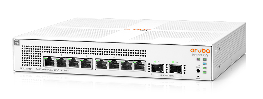 Aruba IOn 1930 8G 2SFP 124W POE JL681A