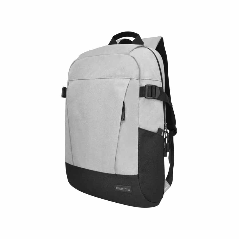 BIRGER.GREY 15.6″ BACKPACK LAPTOP COMFORTSTYLE W/LARGE COMPARTMENTS PROMATE
