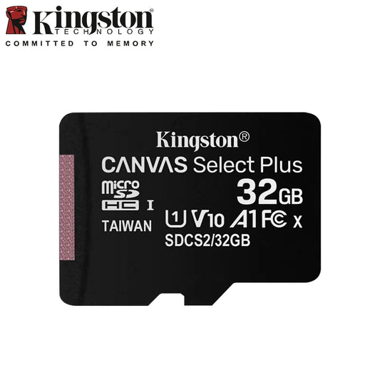 FLASH CARD MICRO-SDCS2 32GB KINGSTON CANVAS SELECT PLUS C10+ADAPTER