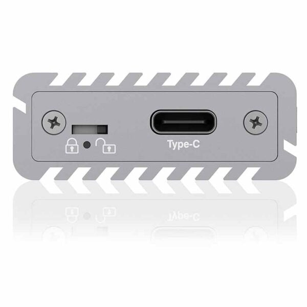 IB-1817M-C31 EXTERNAL TYPE-C ALUMINIUM ENCLOSURE FOR M.2 NVME SSD ICYBOX