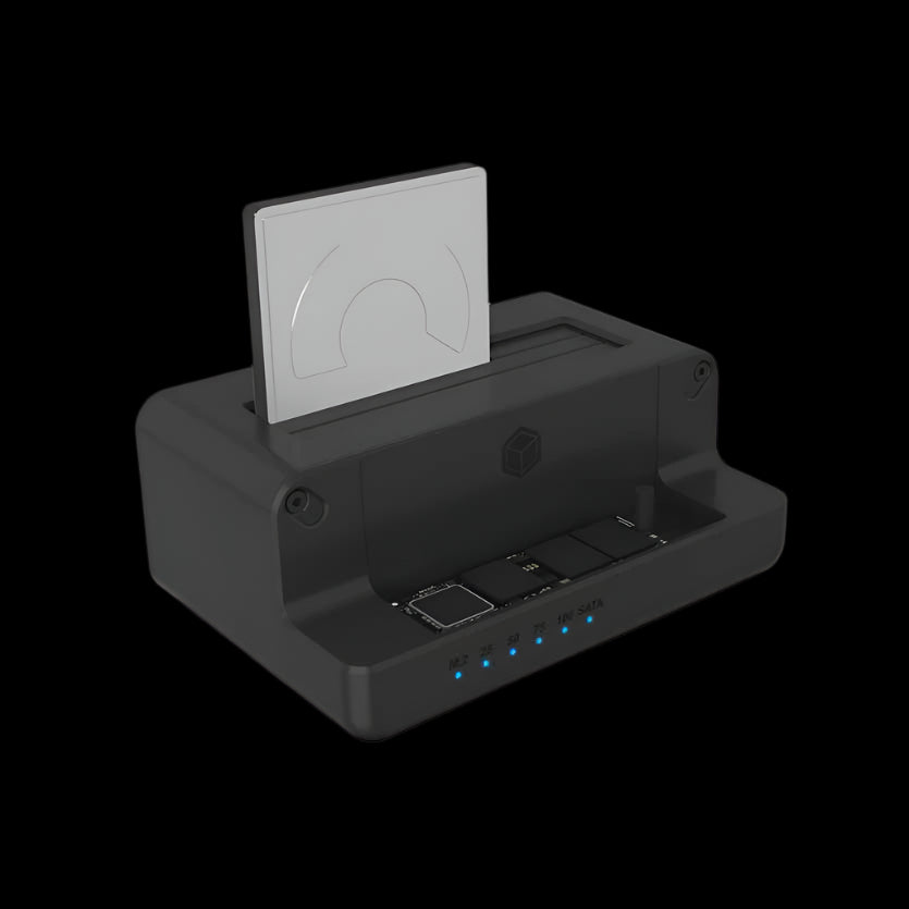 IB-2914MCL-C31 DOCKING AND CLONE STATION FOR M.2 NVME SSD & 2.5/3.5 SATA SSD/HDD ICYBOX