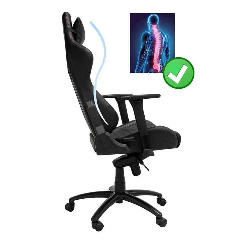 LC-GC-3 GAMING CHAIR BLACK LC-POWER