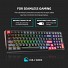 Machenike K600-B100 LITE Mechanical Gaming Keyboard 104 Red Switch Keys