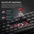 Machenike K600-B100 LITE Mechanical Gaming Keyboard 104 Red Switch Keys
