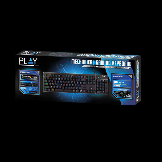 PL3350 KEYBOARD RGB ILLUMINATED MECHANICAL GAMING USB QWERTY LAYOUIT, EWENT