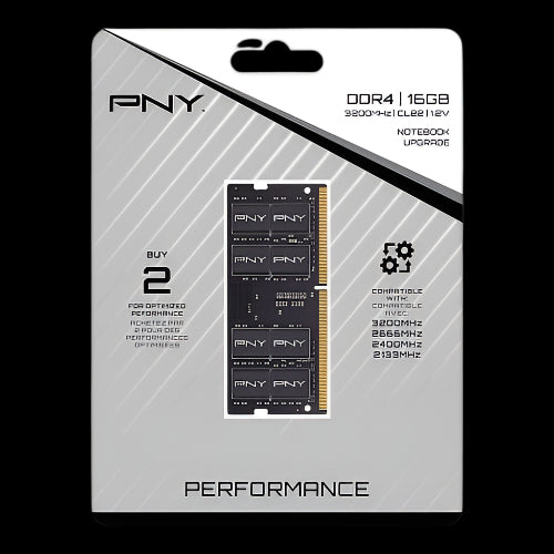 PNY RAM SODIMM DDR4 3200MHz CL22 16GB Notebook Memory