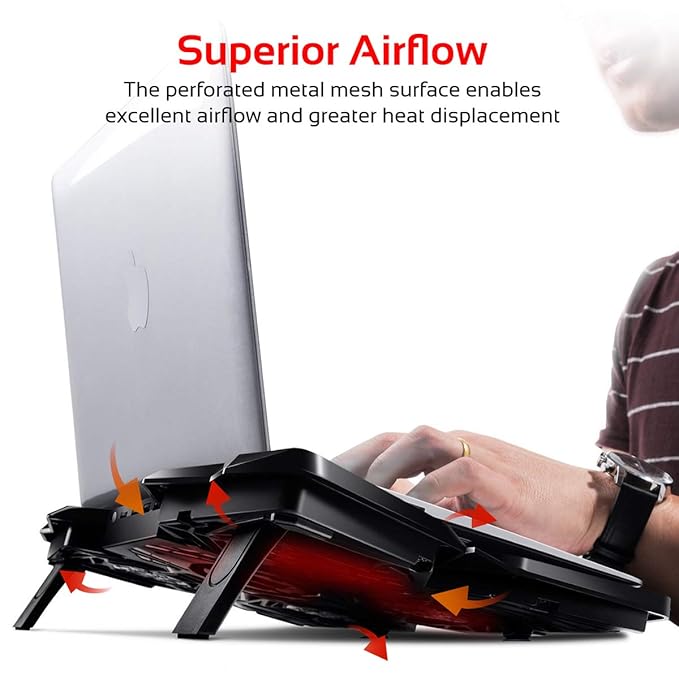 Ergonomic Laptop Cooling Pad - PROMATE