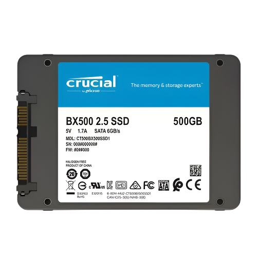 SSD BX500 500GB SSD INTERNAL SATA 6Gb/s CRUCIAL