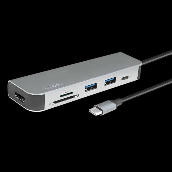 UA0343 DOCKING STATION GEN1 USB3.2,USB-C 6-PORT, PD LOGILINK