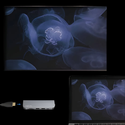 UA0343 DOCKING STATION GEN1 USB3.2,USB-C 6-PORT, PD LOGILINK