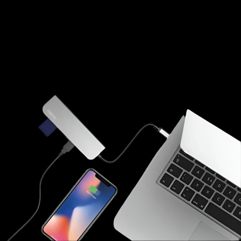 UA0343 DOCKING STATION GEN1 USB3.2,USB-C 6-PORT, PD LOGILINK