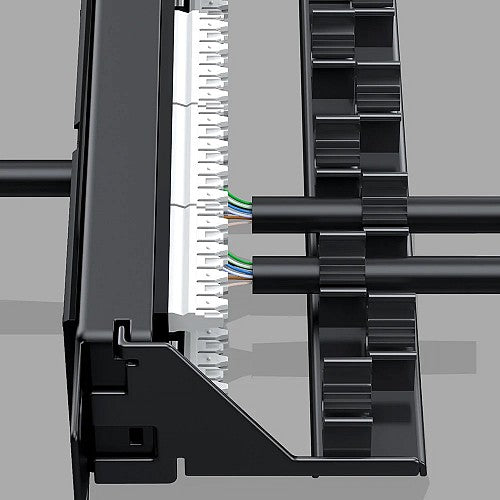 Unitek Network Patch Panel CAT6 UTP 24-Port T003A