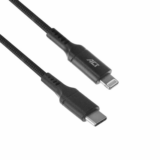 AC3095 1M, USB TYPE-C TO APPLE LIGHTNING CHARGE-AND SYNC CABLE, ACT