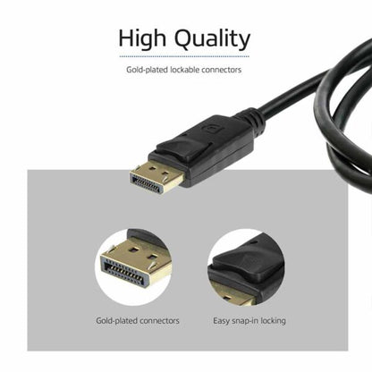 AK4071 1m DISPLAY PORT 1.4 M/M 8K CABLE ACT
