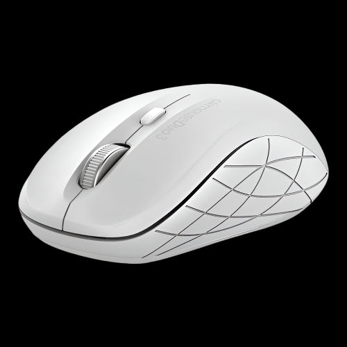 Alcatroz AIRMOUSE DUO 3 Wireless/BT Silent Mouse White