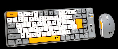 Alcatroz Keyboard & Mouse 2.4G+BT Combo 84K Tetriz Air 300C Autumn Black