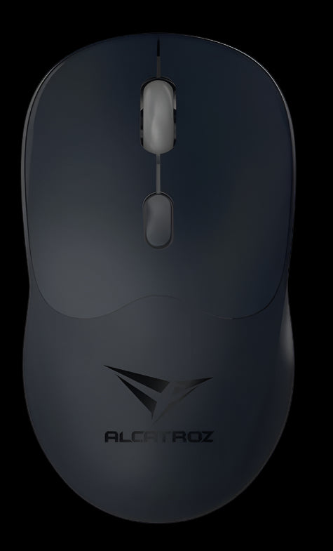 Alcatroz Mouse Wireless & BT Recharg Silent AIRMOUSE DUO 6 Black (2025)