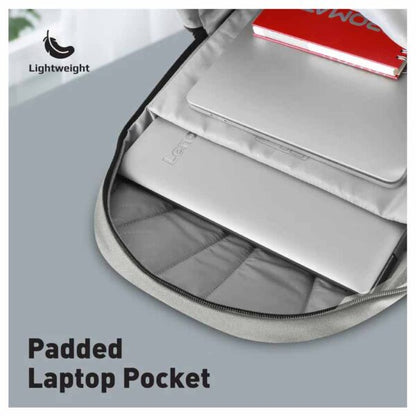 BIRGER.GREY 15.6″ BACKPACK LAPTOP COMFORTSTYLE W/LARGE COMPARTMENTS PROMATE