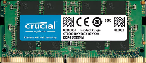 Crucial RAM SODIMM DDR4 3200MHz 8GB Laptop/NUC CT8G4SFRA32A