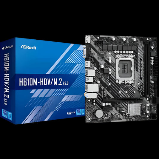 H610M-HDV/M.2 R2.0 MOTHERBOARD mATX 1700 D4 ASROCK