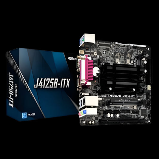 J4125B-ITX MOTHERBOARD INTEL CELERON QUAD-CORE MINI ITX ASROCK