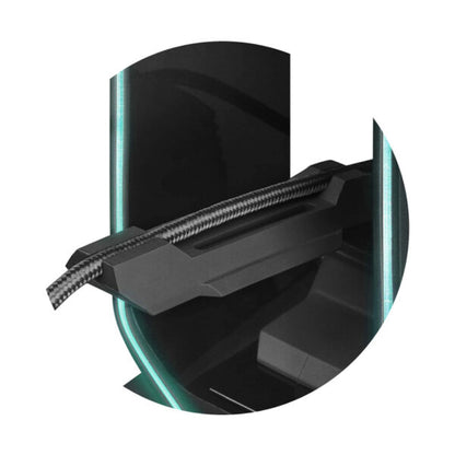 LC-HUB-HEAD-BUNGEE USB HUB & HEADPHONE HOLDER LC-POWER