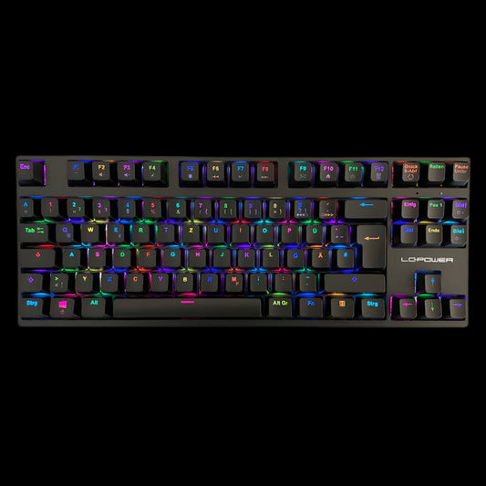 LC-KEY-MECH-2-RGB-C-W MECHANICAL KEYBOARD GAMING 2.4GHz, BT/USB LC-POWER