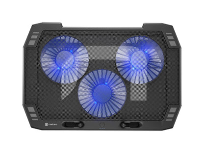 Natec ORIOLE Laptop Cooling Stand 17.3'' with 3 Fans/LED/2xUSB