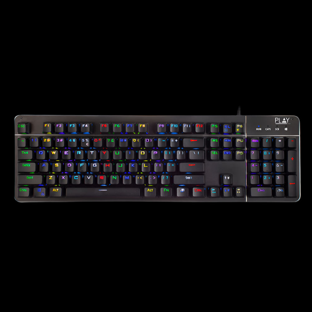 PL3350 KEYBOARD RGB ILLUMINATED MECHANICAL GAMING USB QWERTY LAYOUIT, EWENT