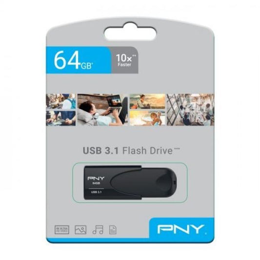 PNY USB 3.1 Stick 64GB Black