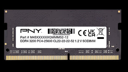 PNY RAM SODIMM DDR4 3200MHz CL22 8GB Notebook Memory