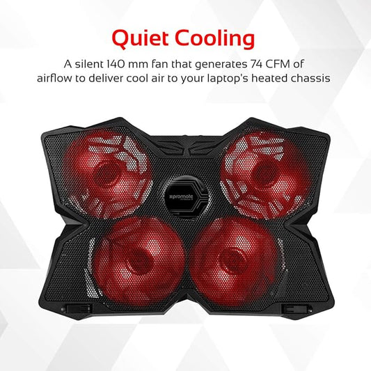 Ergonomic Laptop Cooling Pad - PROMATE