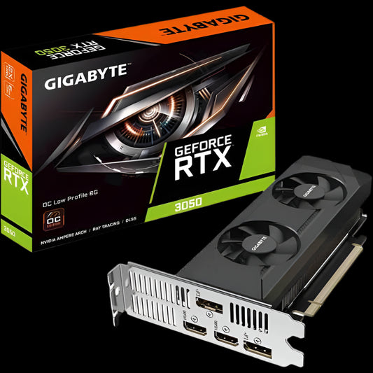 RTX 3050 6GB LP OC GDDR6 GEFORCE GRAPHICS CARD GIGABYTE