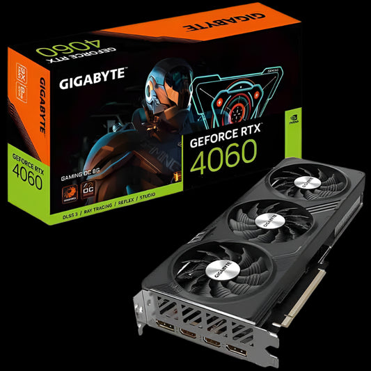 RTX 4060 8GB GAMING OC GDDR6 3FAN GIGABYTE