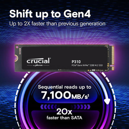 SSD P310 3D NAND 500GB SSD M.2 NVMe CRUCIAL